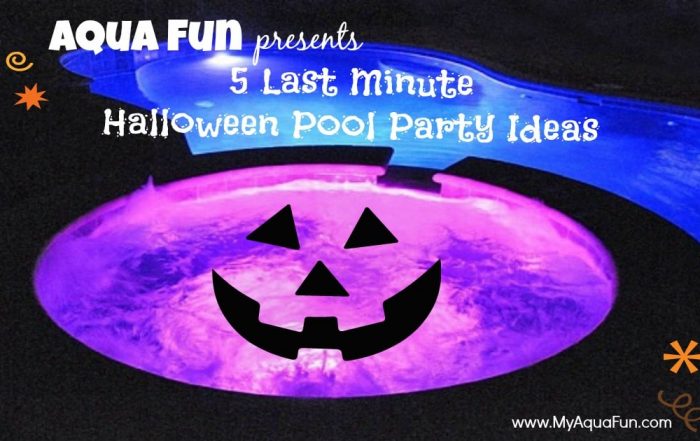Swimming Pool Party Ideas, 5 Last Minute Halloween Pool Party Ideas