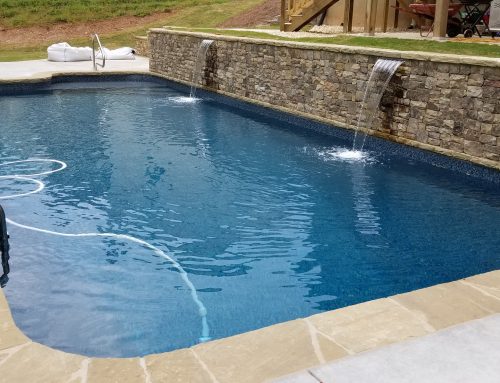 Recently Completed Swimming Pools In North Georgia